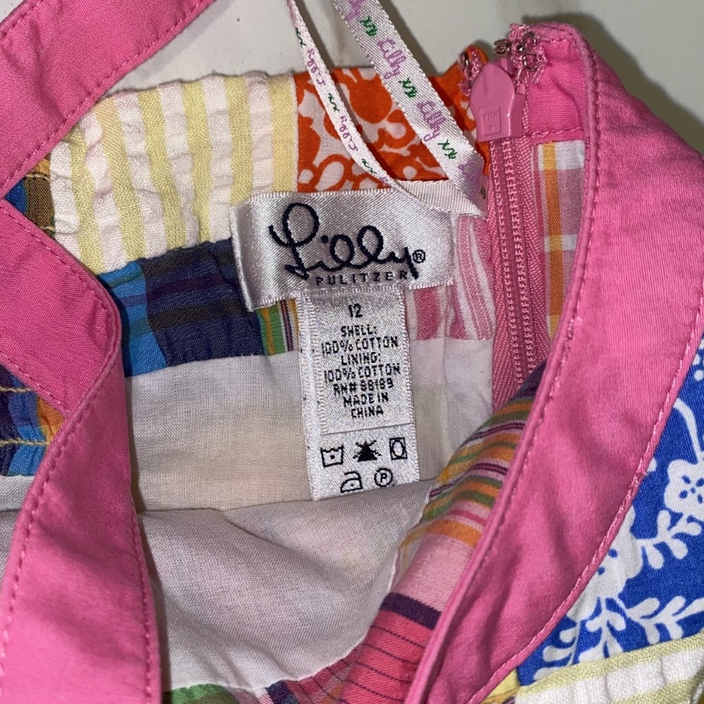 Lilly Pulitzer Girls Patchwork Dress - Picture 3 of 10